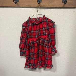 Janie and Jack Plaid chiffon dress